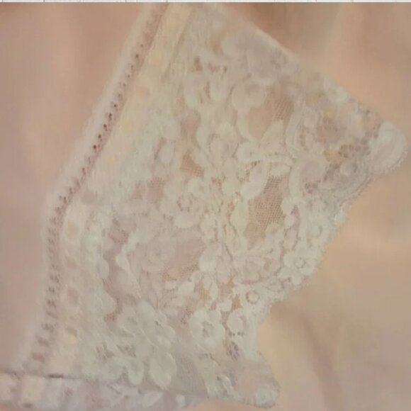NWT NOS Vintage Christian Dior  Lingerie Pink & Lace PJ's Pajamas Night Clothes - Picture 12 of 14